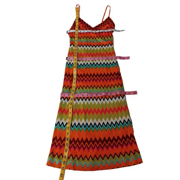 MISSONI Crochet Knit Maxi Mid Dress Smocked Cardigan Set Pristine 40/4 Two Piece - Picture 10 of 16